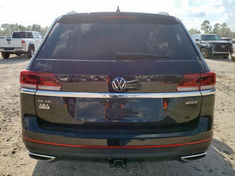 1V2HR2CA8NC522954 - 2022 VOLKSWAGEN ATLAS SE შავი ფოტო 6