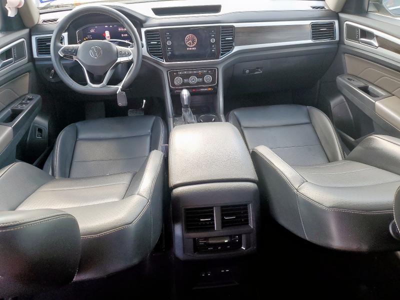 1V2HR2CA8NC522954 - 2022 VOLKSWAGEN ATLAS SE შავი ფოტო 8