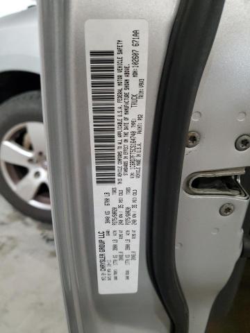 1C6RD7FT5CS164740 - 2012 DODGE RAM 1500 ST SILVER photo 12