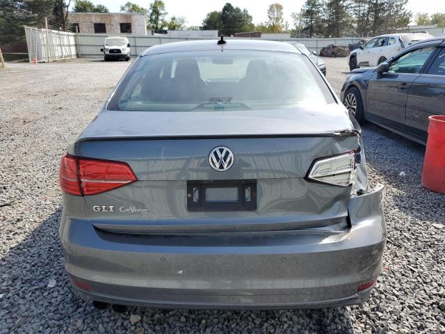 3VW5T7AJ9HM309601 - 2017 VOLKSWAGEN JETTA GLI GRAY photo 6