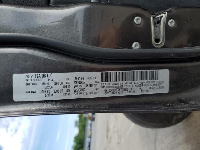 3C4NJDBB7KT755001 - 2019 JEEP COMPASS LATITUDE Siyah fotoğraf 13