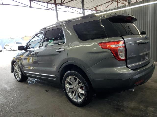 1FM5K7F82EGC45883 - 2014 FORD EXPLORER LIMITED GRAY photo 2
