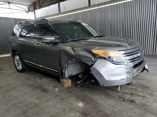 1FM5K7F82EGC45883 - 2014 FORD EXPLORER LIMITED GRAY photo 4