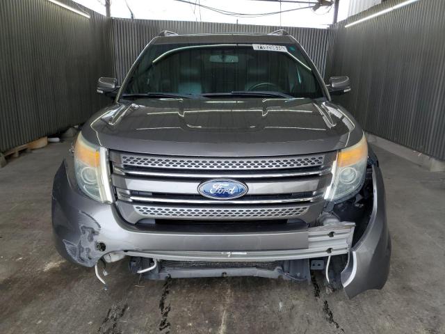 1FM5K7F82EGC45883 - 2014 FORD EXPLORER LIMITED GRAY photo 5