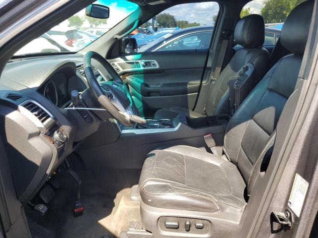 1FM5K7F82EGC45883 - 2014 FORD EXPLORER LIMITED GRAY photo 7