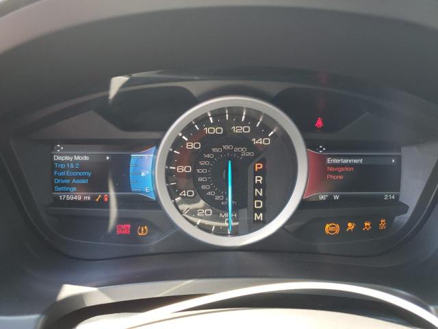 1FM5K7F82EGC45883 - 2014 FORD EXPLORER LIMITED GRAY photo 9