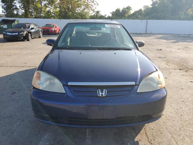 JHMES26802S001972 - 2002 HONDA CIVIC EX BLUE photo 5