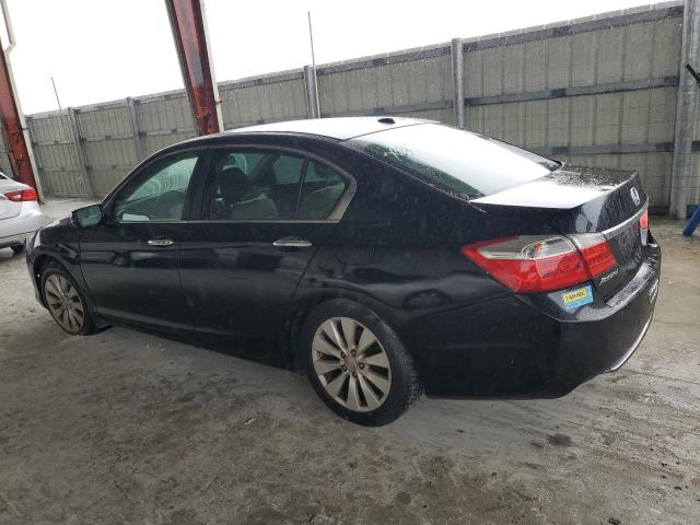 1HGCR2F8XDA079206 - 2013 HONDA ACCORD EXL BLACK photo 2