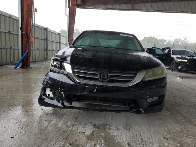 1HGCR2F8XDA079206 - 2013 HONDA ACCORD EXL BLACK photo 5