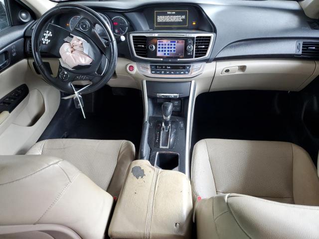 1HGCR2F8XDA079206 - 2013 HONDA ACCORD EXL BLACK photo 8