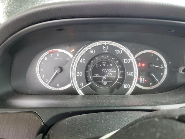 1HGCR2F8XDA079206 - 2013 HONDA ACCORD EXL BLACK photo 9