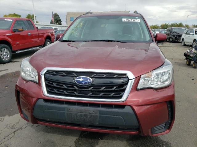 JF2SJGEC4HH429321 - 2017 SUBARU FORESTER 2.0XT PREMIUM BURGUNDY photo 5