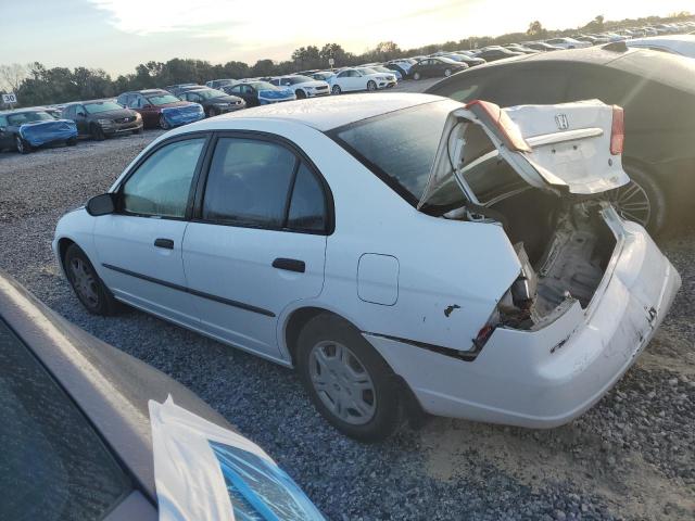 1HGES162X1L022619 - 2001 HONDA CIVIC DX WHITE photo 2