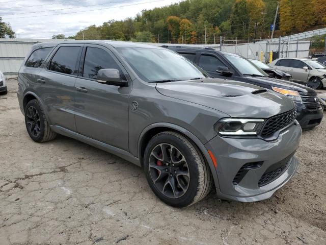 1C4SDJH94MC692595 - 2021 DODGE DURANGO SRT HELLCAT GRAY photo 4