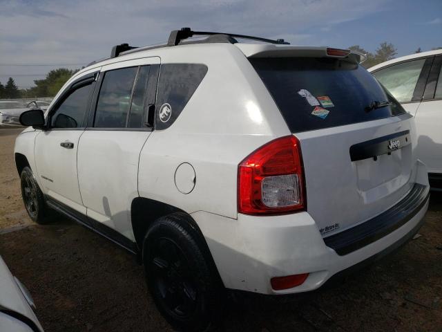 1C4NJCBA0ED725818 - 2014 JEEP COMPASS SPORT WHITE photo 2