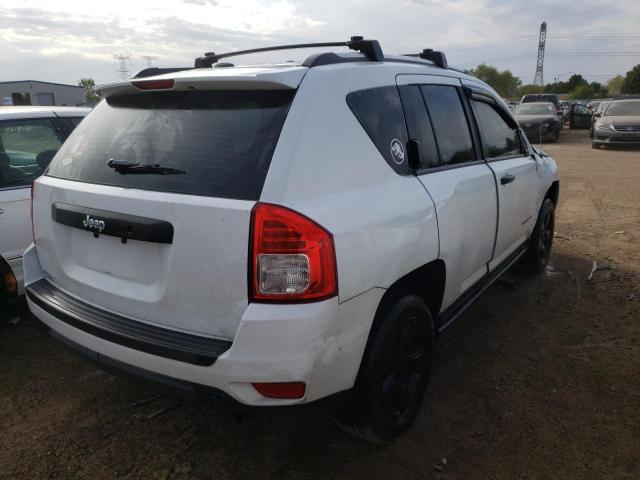 1C4NJCBA0ED725818 - 2014 JEEP COMPASS SPORT WHITE photo 3