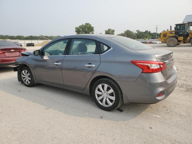3N1AB7APXJY274867 - 2018 NISSAN SENTRA S Szary zdjęcie 2