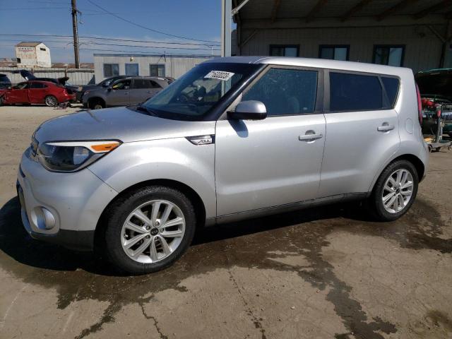 KNDJP3A55K7654983 - 2019 KIA SOUL + SILVER photo 1