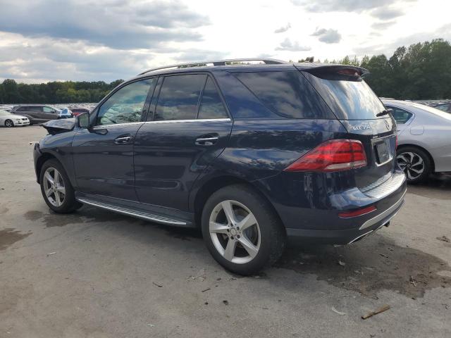 4JGDA5HB7GA795677 - 2016 MERCEDES-BENZ GLE 350 4MATIC BLUE photo 2