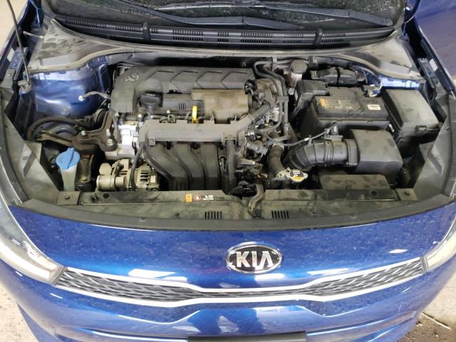 3KPA25AD4LE335125 - 2020 KIA RIO LX BLUE photo 11