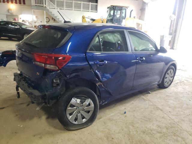 3KPA25AD4LE335125 - 2020 KIA RIO LX BLUE photo 3