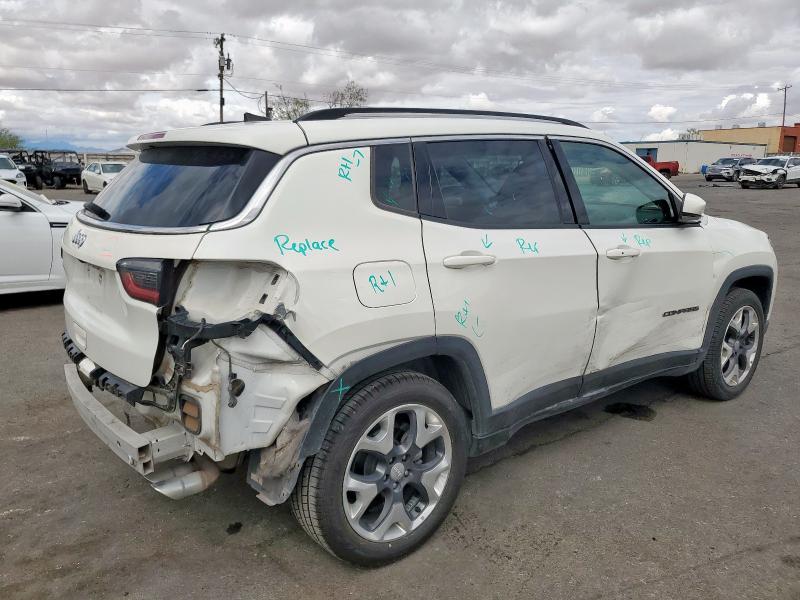 3C4NJCCB2JT368105 - 2018 JEEP COMPASS LIMITED თეთრი ფოტო 3