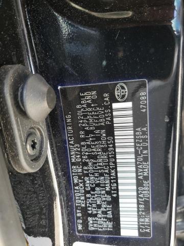 4T1G11AK1PU159450 - 2023 TOYOTA CAMRY SE NIGHT SHADE BLACK photo 13