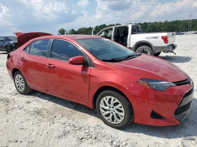 5YFBURHE0KP877145 - 2019 TOYOTA COROLLA L RED photo 4