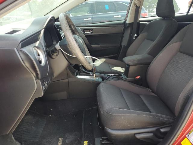 5YFBURHE0KP877145 - 2019 TOYOTA COROLLA L RED photo 7