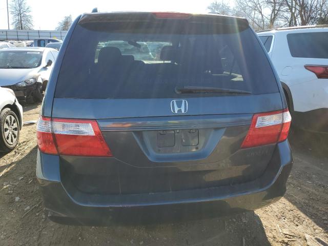 5FNRL384X5B423152 - 2005 HONDA ODYSSEY EX GRAY photo 6