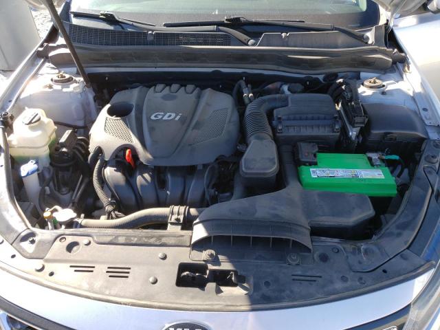 5XXGM4A7XFG486331 - 2015 KIA OPTIMA LX SILVER photo 11