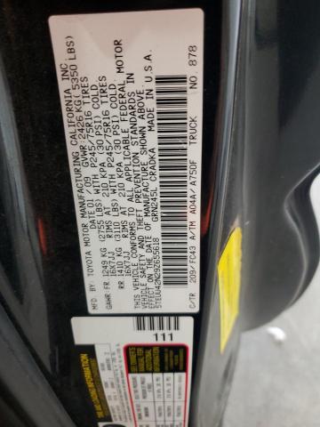 5TEUU42N29Z655618 - 2009 TOYOTA TACOMA ACCESS CAB Siyah fotoğraf 12