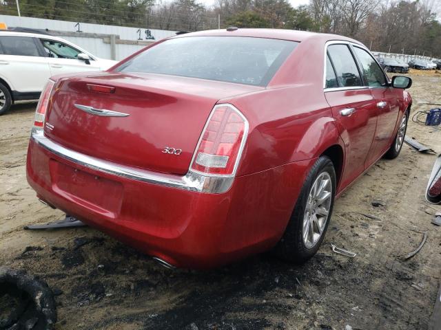2C3CCACG1CH256607 - 2012 CHRYSLER 300 LIMITED RED photo 3