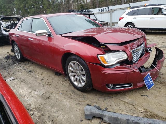 2C3CCACG1CH256607 - 2012 CHRYSLER 300 LIMITED RED photo 4