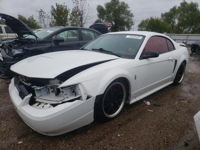 1FAFP40443F443503 - 2003 FORD MUSTANG WHITE photo 1