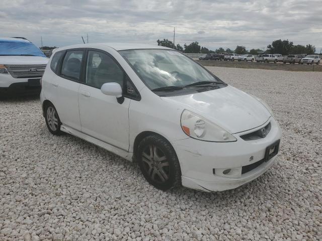 JHMGD386X7S044257 - 2007 HONDA FIT S თეთრი ფოტო 4