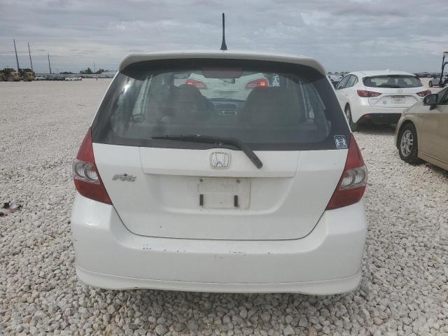 JHMGD386X7S044257 - 2007 HONDA FIT S თეთრი ფოტო 6