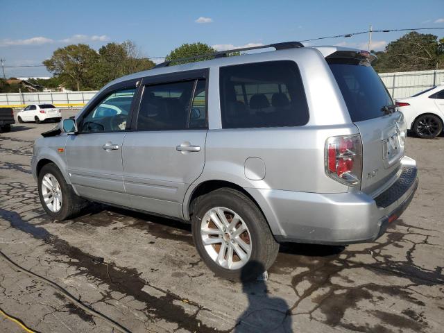 5FNYF186X7B012653 - 2007 HONDA PILOT EXL SILVER photo 2