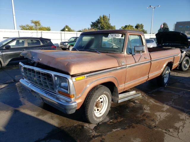 F15SRCG3595 - 1978 FORD F 150 ORANGE photo 1