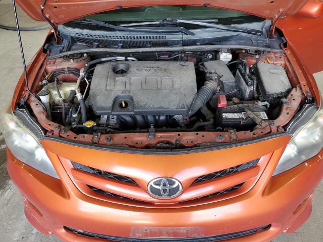2T1BU4EE2DC088098 - 2013 TOYOTA COROLLA BASE ORANGE photo 11
