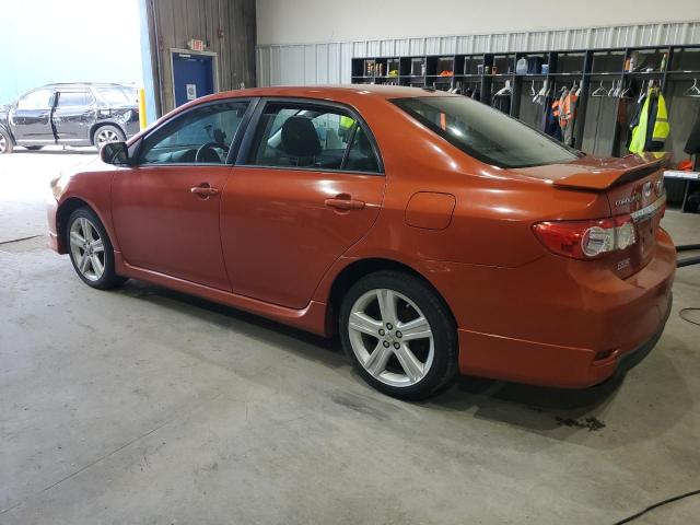 2T1BU4EE2DC088098 - 2013 TOYOTA COROLLA BASE ORANGE photo 2