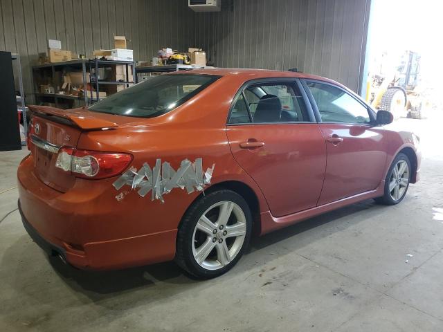 2T1BU4EE2DC088098 - 2013 TOYOTA COROLLA BASE ORANGE photo 3