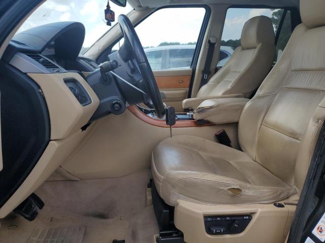 SALSK25428A146750 - 2008 LAND ROVER RANGE ROVE HSE BLACK photo 7