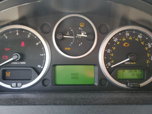 SALSK25428A146750 - 2008 LAND ROVER RANGE ROVE HSE BLACK photo 9