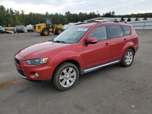 JA4JT3AW0DU020810 - 2013 MITSUBISHI OUTLANDER SE RED photo 1