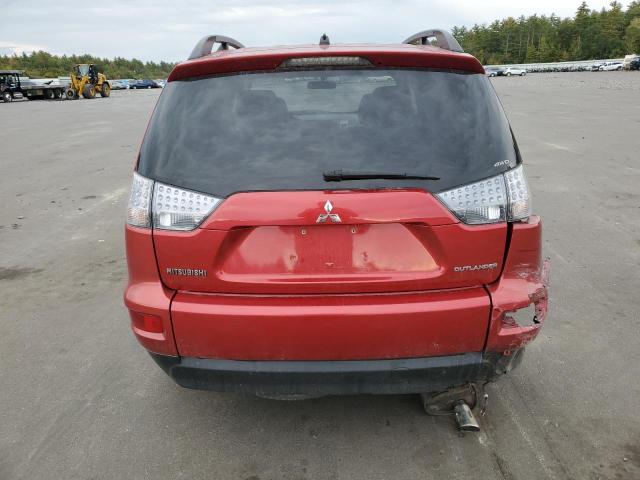 JA4JT3AW0DU020810 - 2013 MITSUBISHI OUTLANDER SE RED photo 6