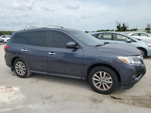 5N1AR2MN6EC721727 - 2014 NISSAN PATHFINDER S GRAY photo 4