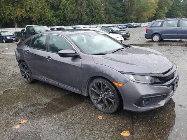 19XFC2F81KE210286 - 2019 HONDA CIVIC SPORT GRAY photo 4