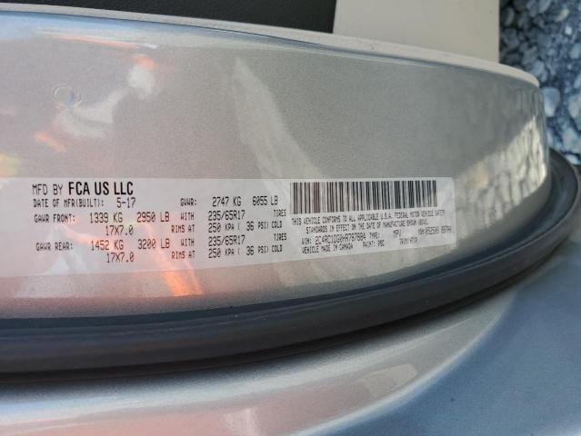 2C4RC1DG0HR787884 - 2017 CHRYSLER PACIFICA TOURING SILVER photo 13