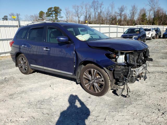 5N1DR2MN5HC633401 - 2017 NISSAN PATHFINDER S BLUE photo 4